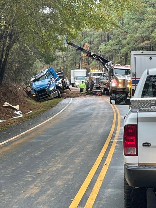 Truck Crash Scene