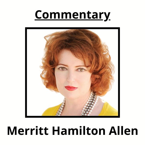 Merritt Hamilton Allen is a PR executive and former Navy officer. She appears regularly as a panelist on NM PBS and is a frequent guest on News Radio KKOB. A Republican, she lives amicably with her Democratic husband north of I-40 where they run two head of dog, and two of cat.