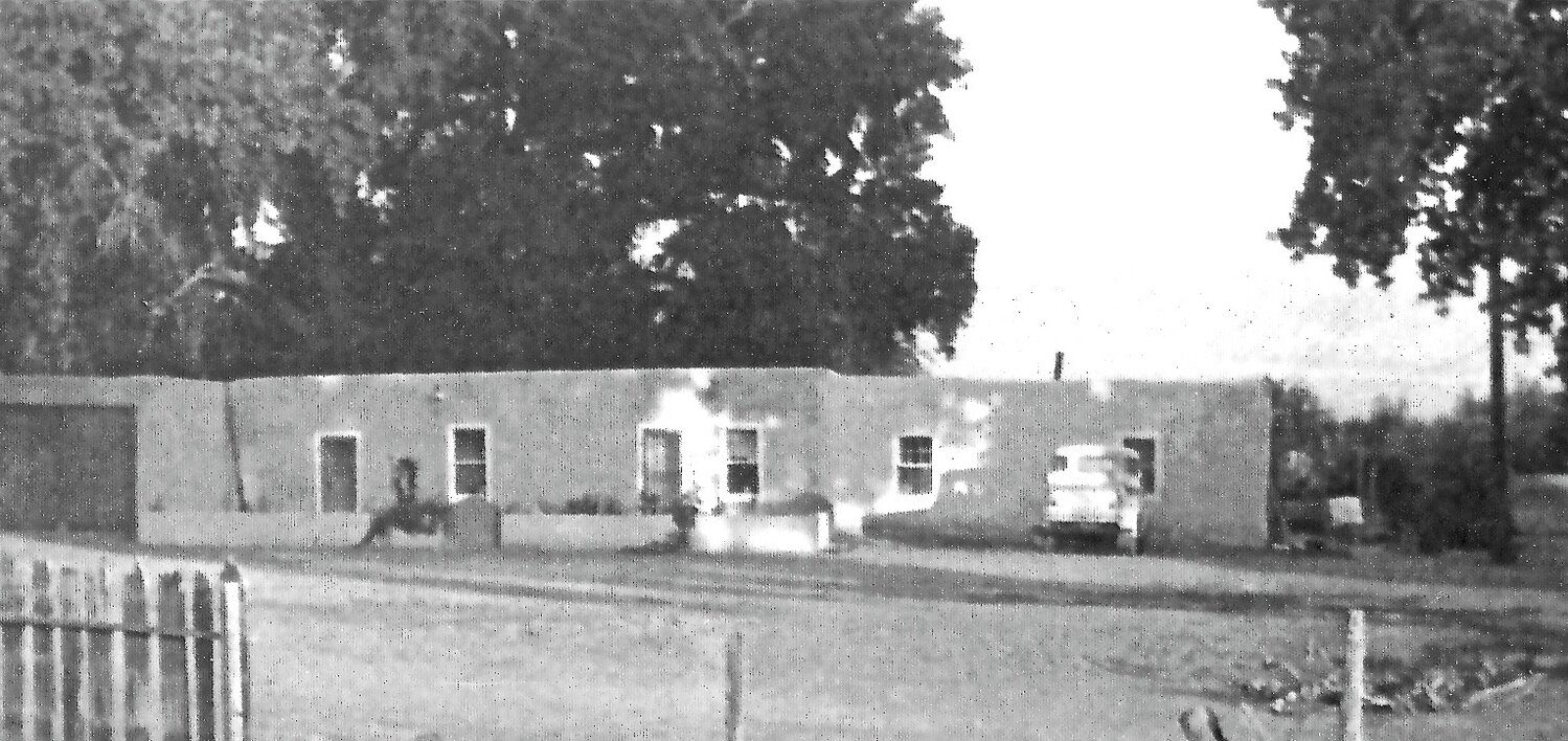 West facade, Gutierrez House, 1954