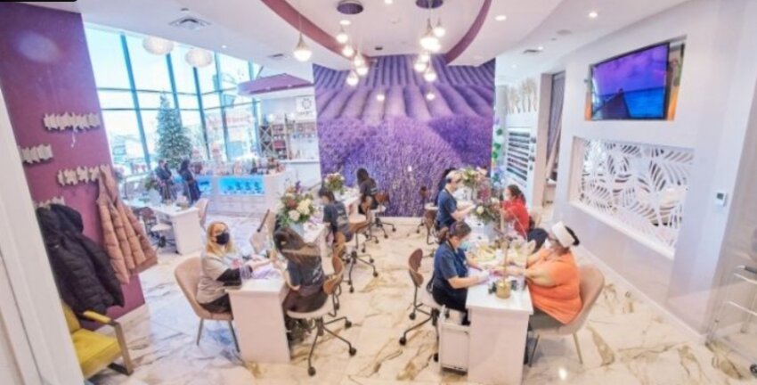 Lavanda Nails Lashes Lounge on Broadway in Saugus