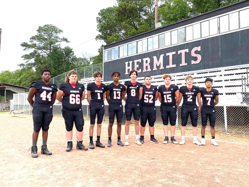 The Hermitage Hermits. Pictured Drelen Marshall, Jesse Hollingsworth, Tyler Price, Drake Thomas, J.T. Best, Pete Carrington, Trao Rowell, Carter Curtis, Angel Martinez