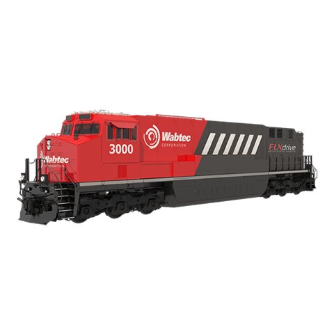 A US-built battery-electric locomotive