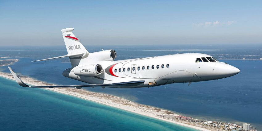 Since May 2023, the Dassault Falcon, tail number T7-ESPRT, has been used for the benefit of Maduro and his representatives, including to transport Maduro on visits to other countries.   (900LX shown)