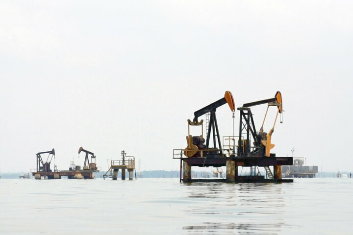 Pump Jacks, Lake Maracaibo, Venezuela