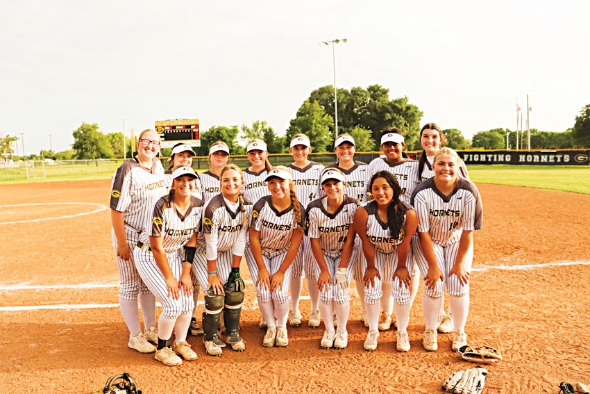 Pictured is the Lady Hornets softball team.