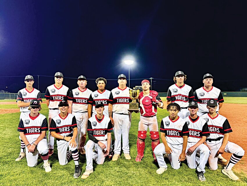 (Top row, from left) Couper Wulfkuhle, Holdyn Goff, Jaxon Markum, Mason Marquez, Hunter Ewing, Jakson Tippit, Tucker Melton and Jack Hendricks. (Bottom row) Abram Shaw, Kegan Redford, Callan Webb, Javon Howard, Camden Webb and Gunner Riley.