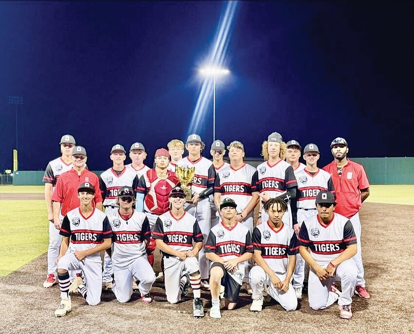 The Oglesby Tiger baseball team won the title of bi-district champions.