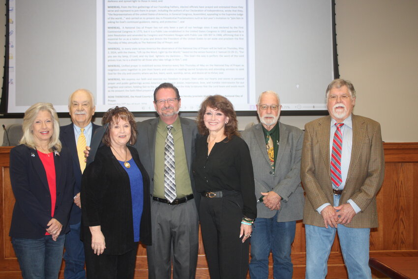 The Hood County Commissioners Court officially declared Thursday, May 2 as a National Day of Prayer during a regularly scheduled meeting April 23.