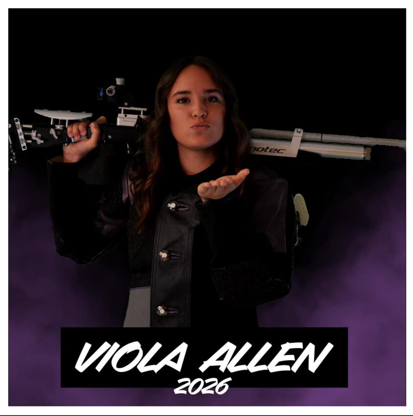 Junior Viola Allen is a member of the GISD Marine Corps Junior Reserve Officer Training Corps Rifle team and has been selected to participate in the USA Shooting Junior Olympics.