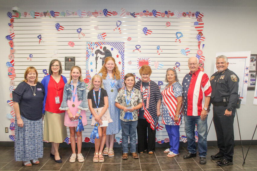 Five fifth-grade GISD students were crowned the winners of the J.C. Campbell Memorial Day Essay Contest.
