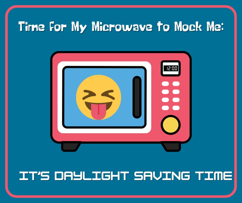 Twice a year, my microwave becomes my greatest enemy.
