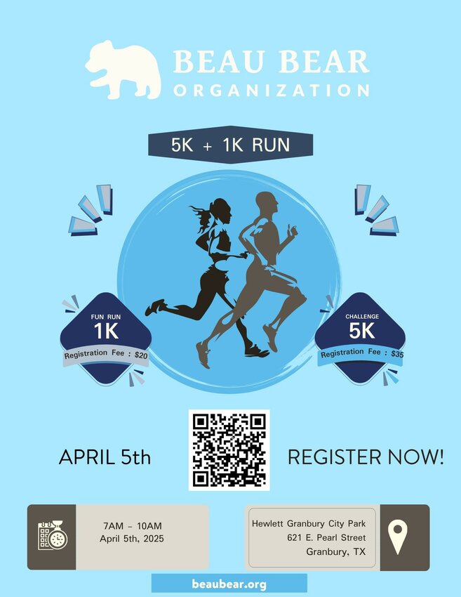 Please use the above QR code to register for the BBO 5k and 1K Fun Run!