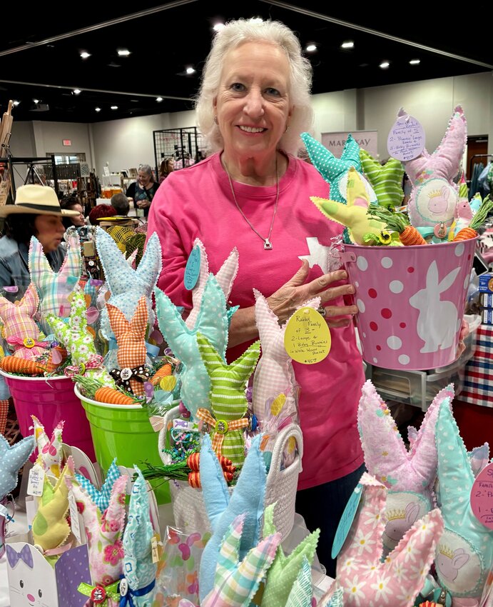 Nancy Banks Marstiller has been crafting her bunnies for 15 years, but the YMCA’s easter egg hunt will be the last time they hop down the bunny trail