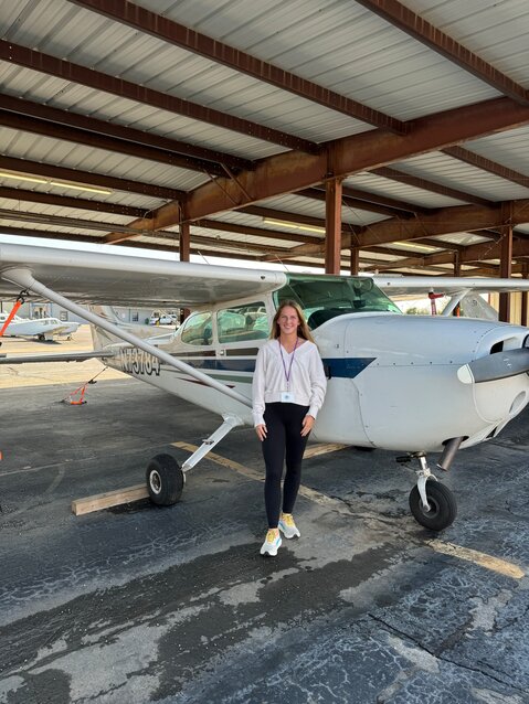 Alexie Partick is the first woman to graduate from GHS with a private pilot’s license.