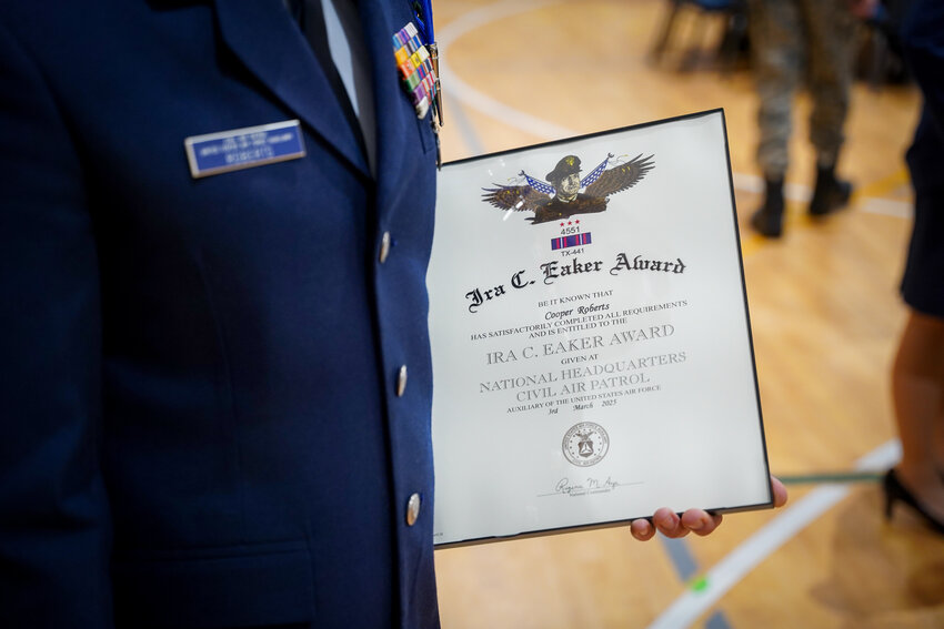 The Ira C. Eaker Award, the Civil Air Patrol’s second most prestigious award