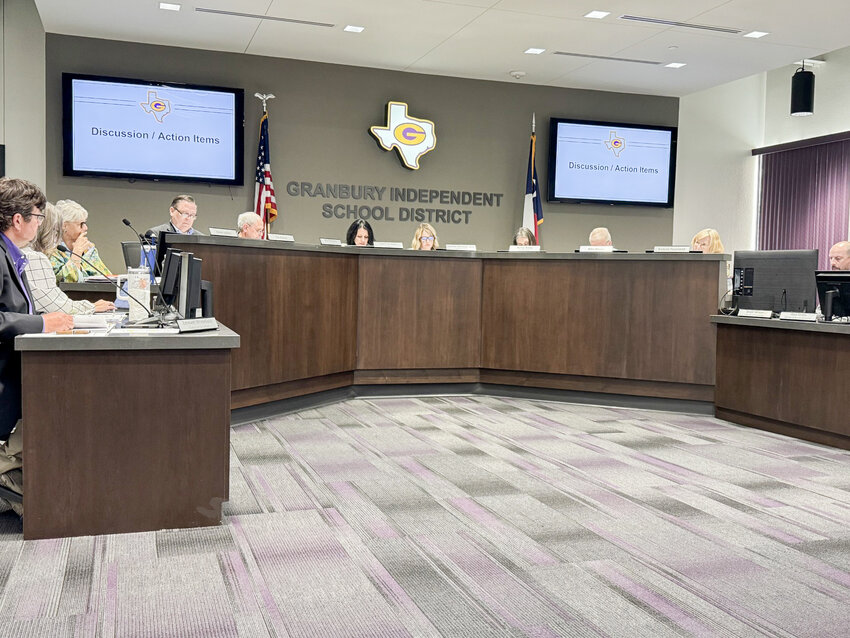 The Granbury ISD school board approved an attendance day waiver and rescinded the proposal relating to extending trustee term lengths, during the two-hour board meeting May 19.