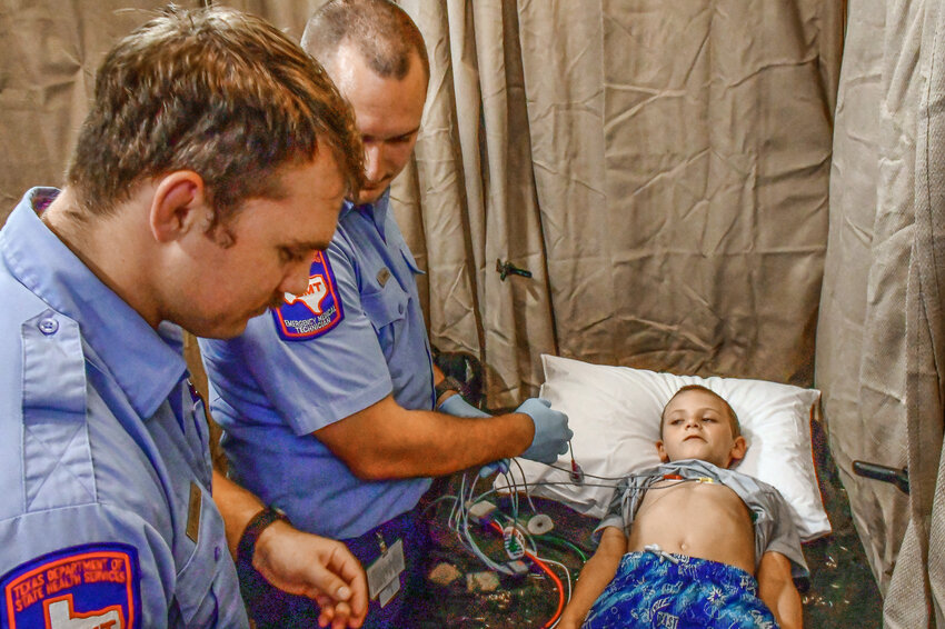 Running multiple tests on each student athlete, the Cresson Volunteer Fire Department performed more than 750 EKGs June 7.