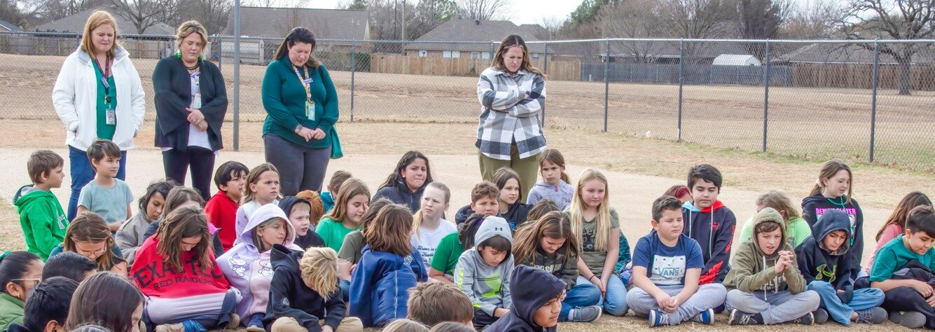 It was an emotional afternoon for Brawner Elementary School on Friday, Jan. 20, as students and faculty bow their heads for a moment of silence to honor the memory of the late student, Levi Shaw. 