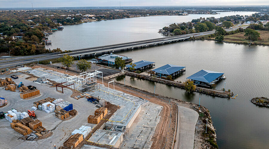 Dolce Vita will feature a sky lounge that will likely offer the best view in the county of the chamber's annual July 4th Fireworks Spectacular over Lake Granbury.
