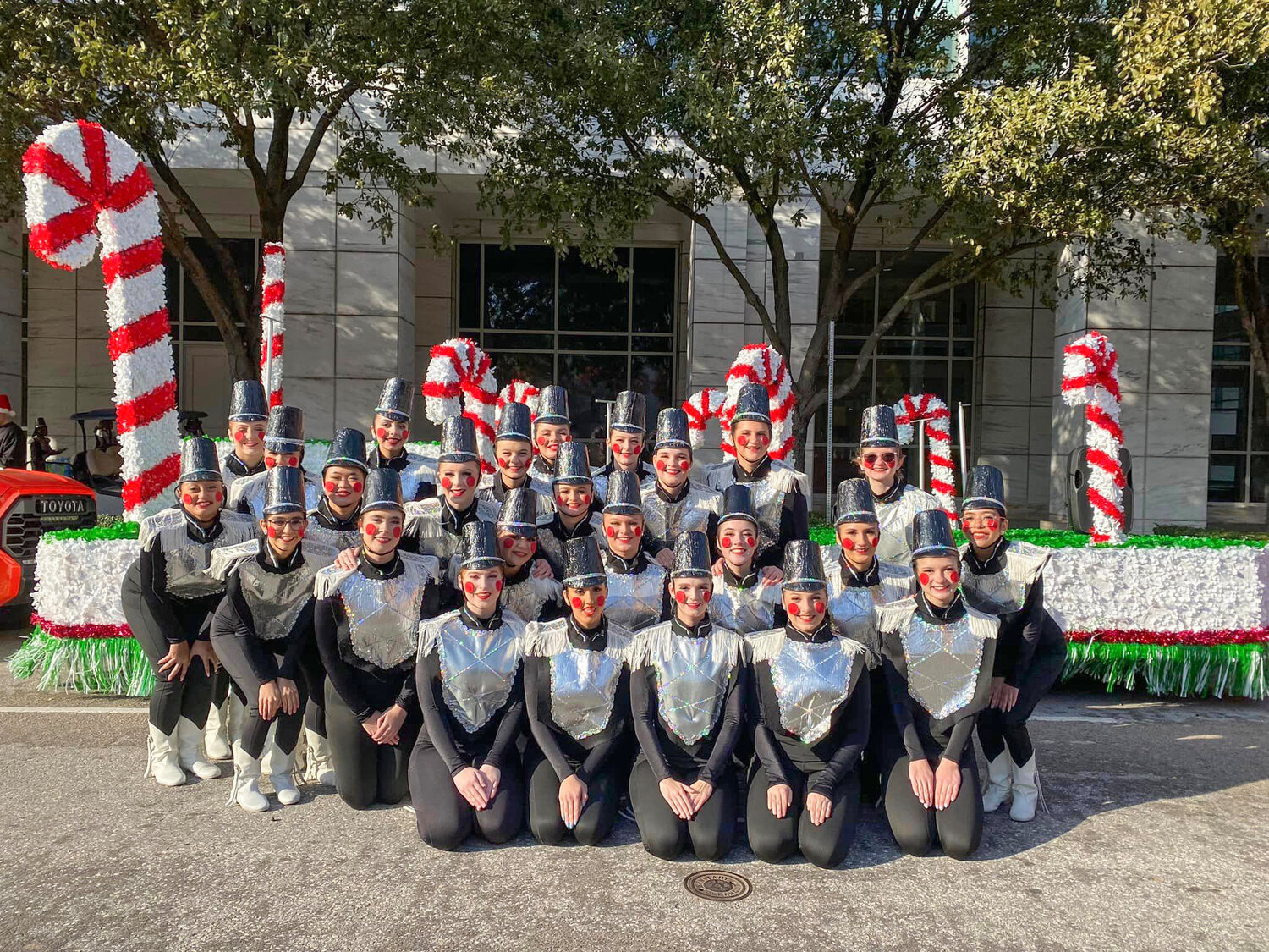 The Granbury High School Stowaways drill and dance team performed last year as toy soldiers in the Dallas Holiday Parade. The team was recently welcomed back for the third year in a row to participate in the 2023 parade.