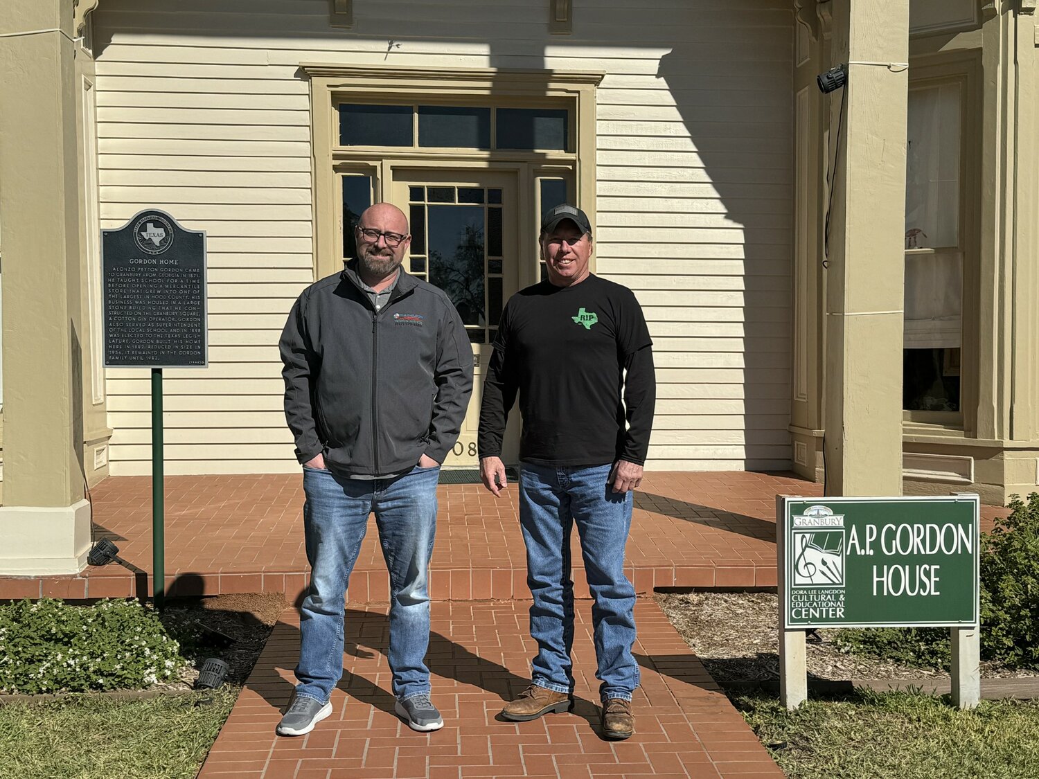 Joshua Morrison, left, and Greg Stephens, right, will be investigating The Gordon House for any paranormal occurrences on Saturday, Nov. 11. Proceeds from the ghost hunt will benefit the Pecan Valley Centers for Behavioral & Developmental Healthcare.