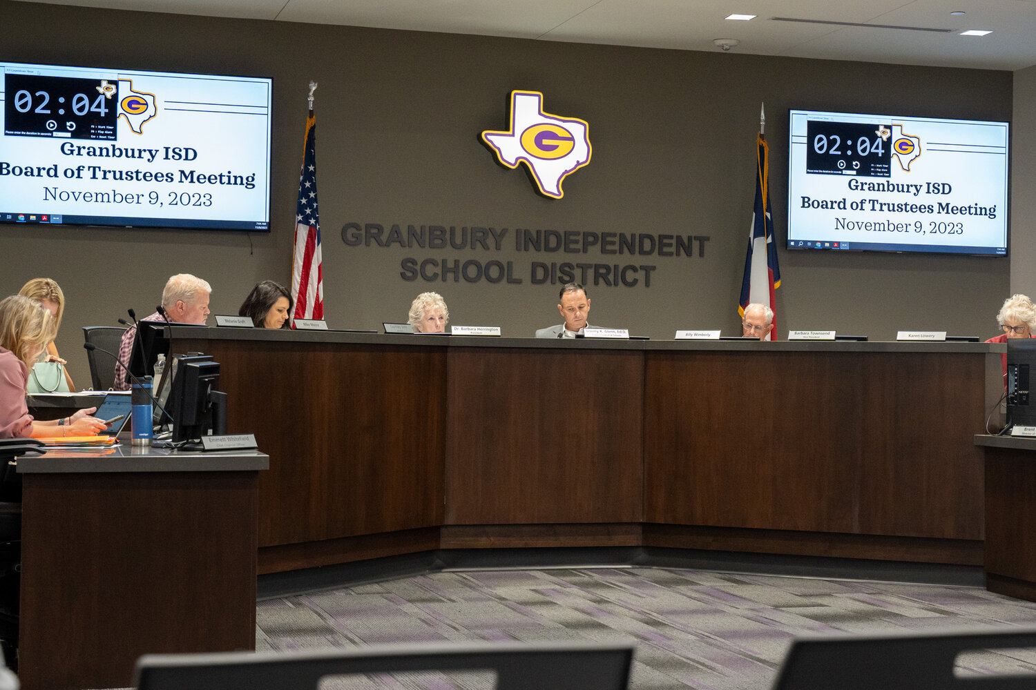 The Granbury ISD School Board holds a community complaint hearing on Nov 9.