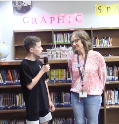 Callum Duncan interviews Acton Middle School Librarian Adina Brassie.