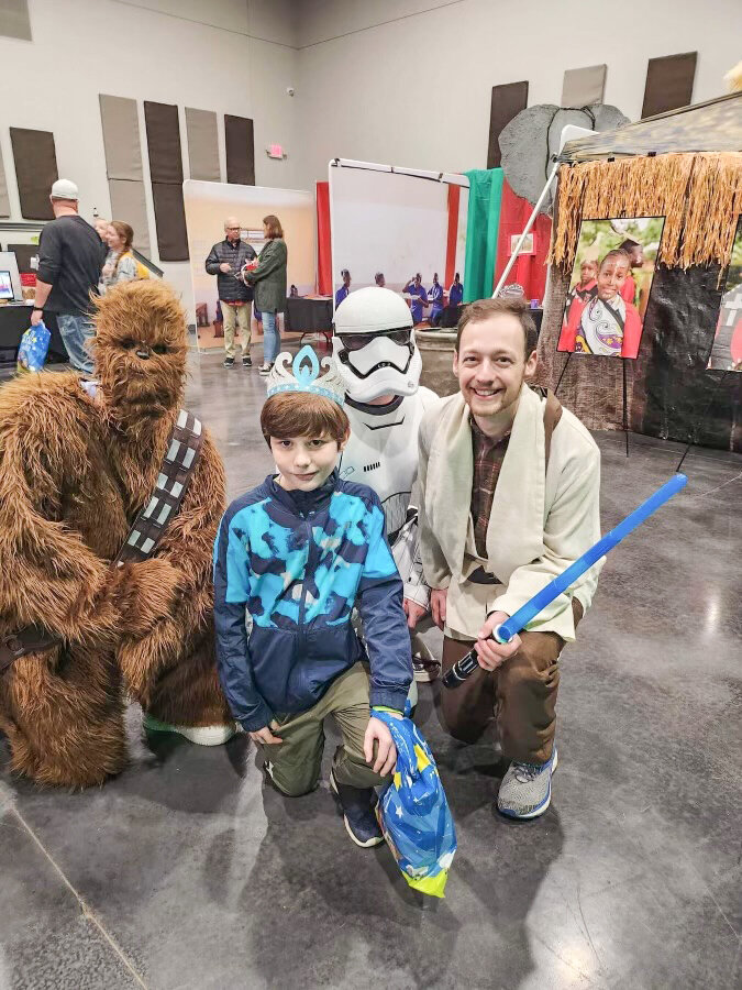 Last year, members of Granbury Baptist Church donned Star Wars costumes for the Christmas carnival.