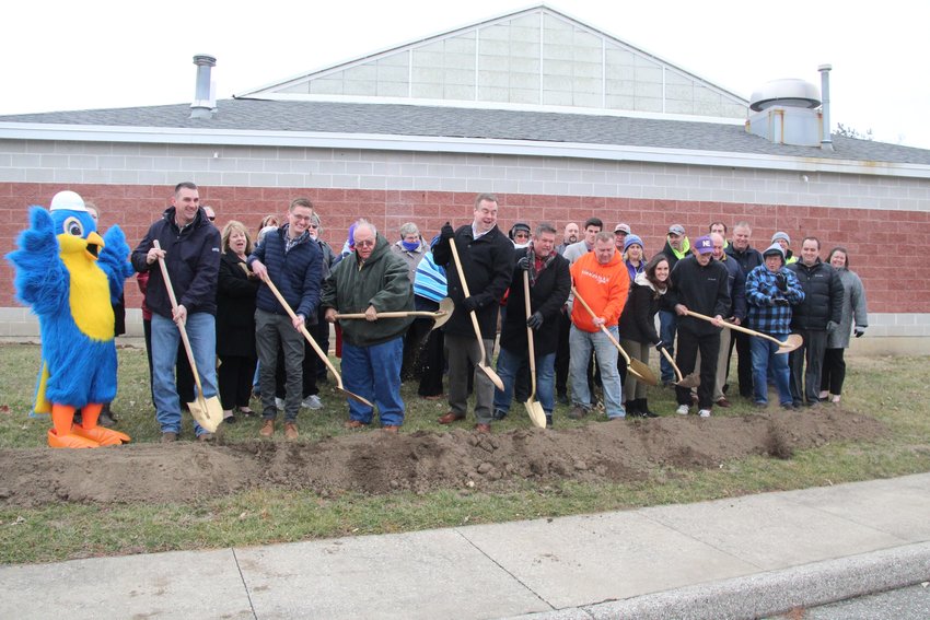 City leaders break ground for the new Kirksville Aquatic Center this past February.