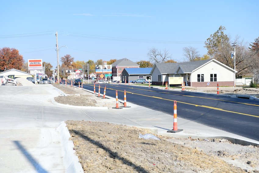 A section of the Better Baltimore Improvement Project, which remodeled a chunk of Baltimore Street in Kirksville.