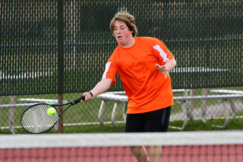 Photos from the Kirksville boys tennis team&rsquo;s match against the Missouri Military Academy on April 5, 2022.