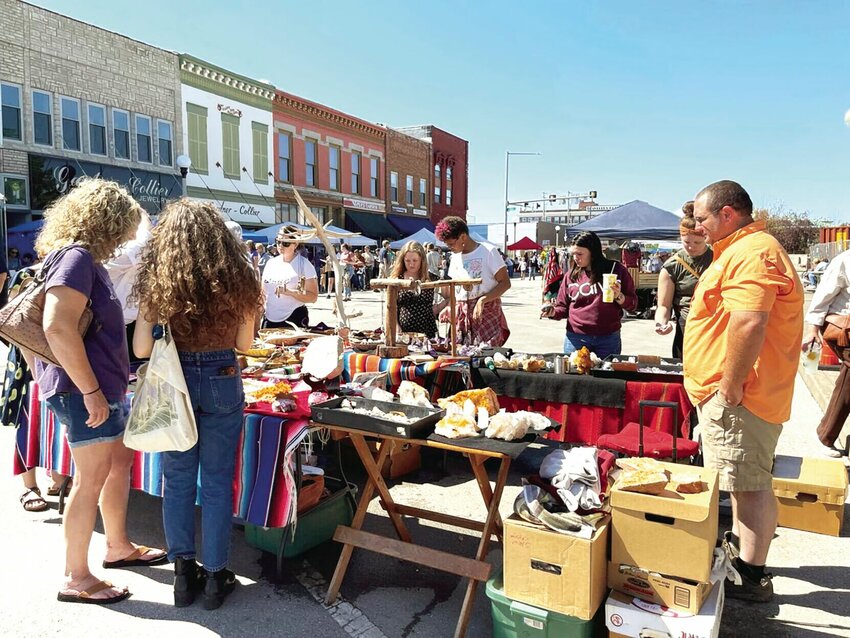 Visitors check out the vendors at last year's Red Barn Arts and Crafts Festival.