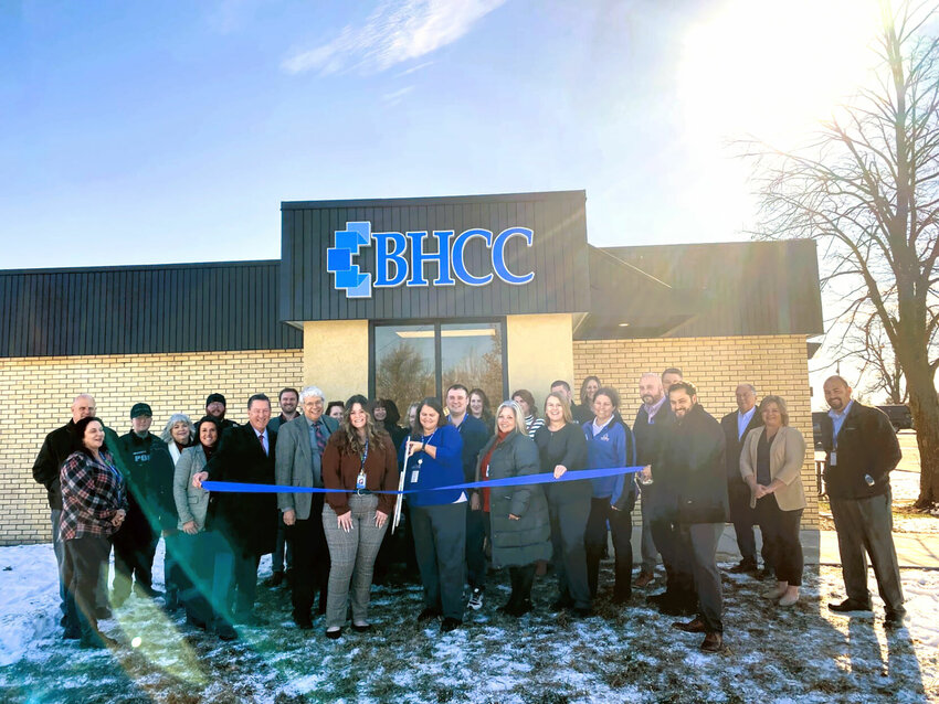 The ribbon-cutting ceremony for the Kirksville Behavioral Health Crisis Center, held on Tuesday, Nov. 28.&nbsp;