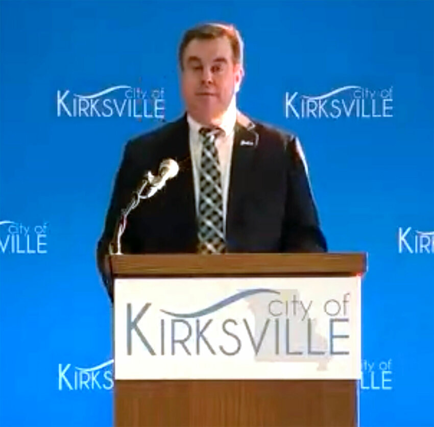 Kirksville Mayor Zac Burden (Screenshot).