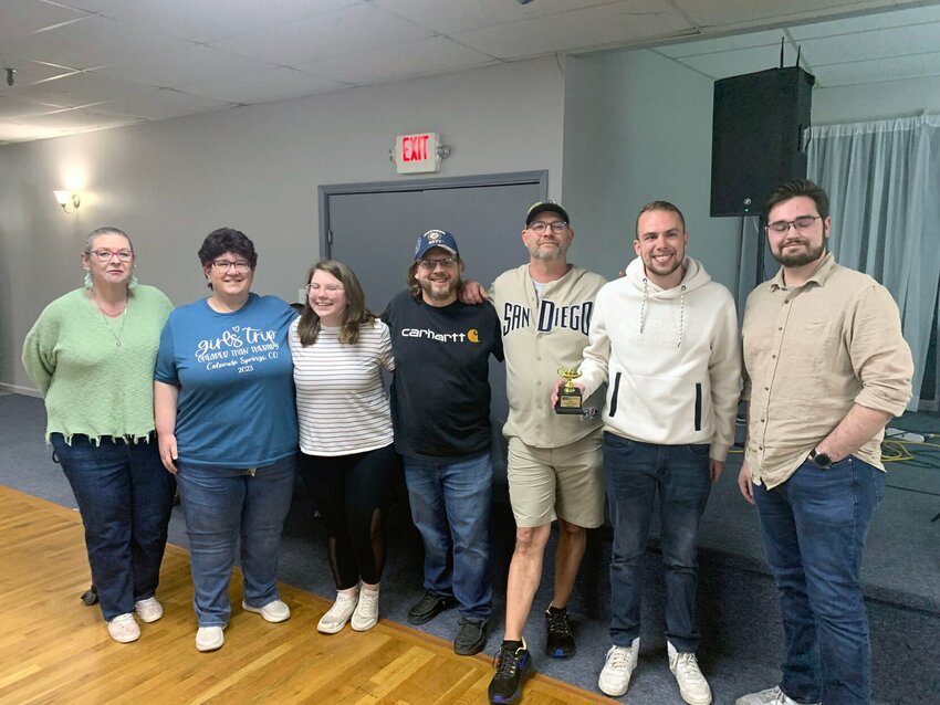 Members of the Shirks and Skins team pictured (left to right): Kim Phipps, Rebecca Shirk, Sami Shirk, Russell Shirk, Keven Waddle, Tyler Miller and Nick Maag. Not pictured Billie Jo Waddle.