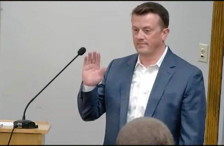 Kirksville City Councilman John Gardner was sworn into office on April 8.&nbsp;