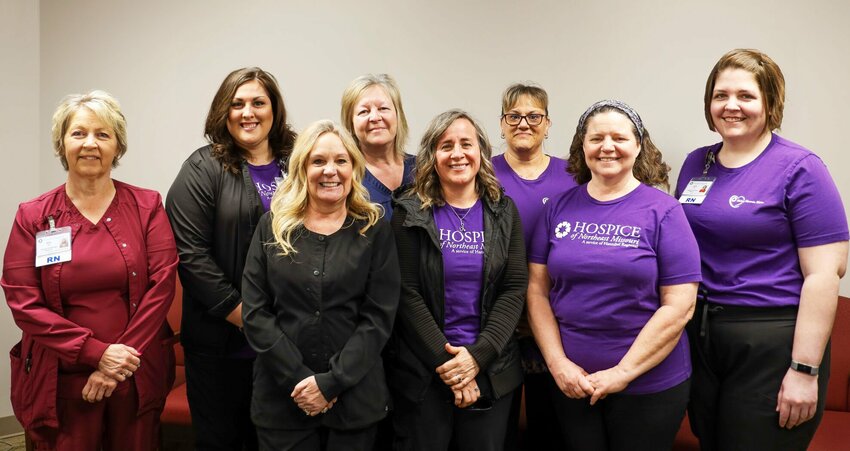 Pictured front row, left to right: Kelly Nelson, Jani Bailey, Carrie Berry and Jacki Kline. Second row: Mallory King, Kathleen Kelso, Leigh Ann Branstetter and Laura Pearson.