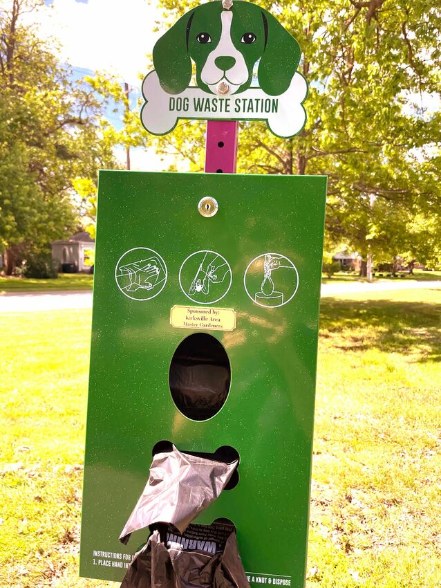 These dog waste stations are available at five city parks. 