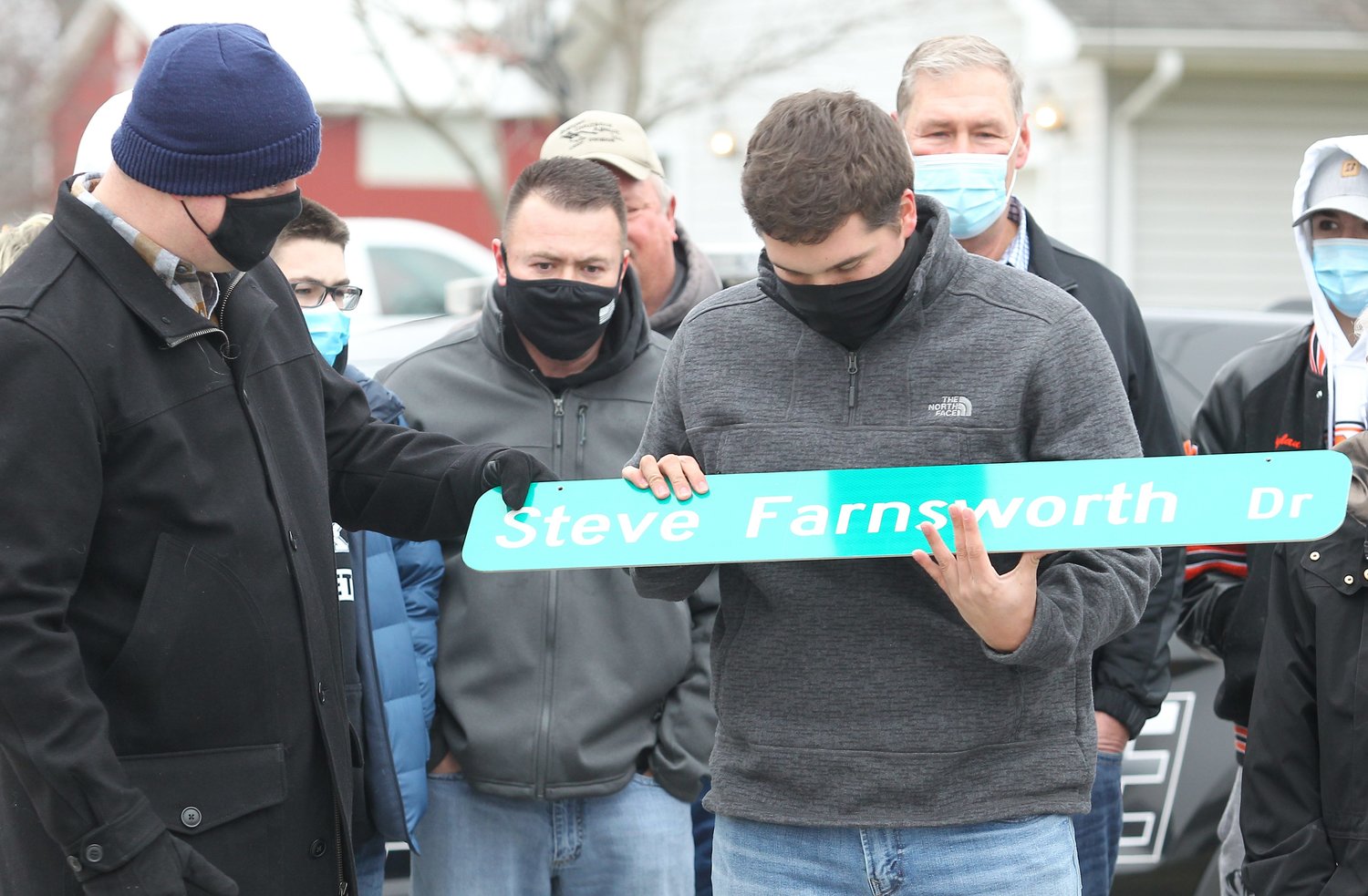 Photos from Saturday's dedication ceremony for Steve Farnsworth Drive. The road that connects Cottage Grove and Normal, and runs alongside Kirksville High School and Ray Miller Elementary, is now named after the former Kirksville Police Chief.