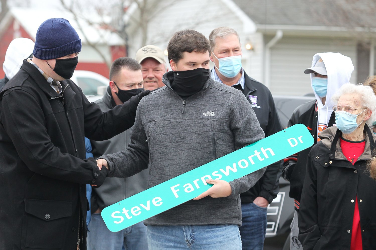 Photos from Saturday's dedication ceremony for Steve Farnsworth Drive. The road that connects Cottage Grove and Normal, and runs alongside Kirksville High School and Ray Miller Elementary, is now named after the former Kirksville Police Chief.
