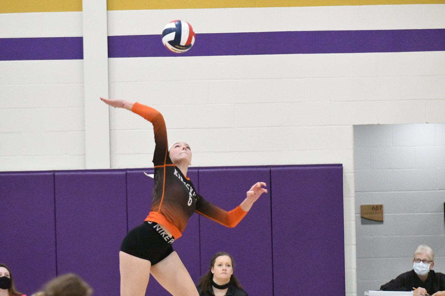Action from Tuesday's Class 3 District 7 title game between Kirksville and Mexico