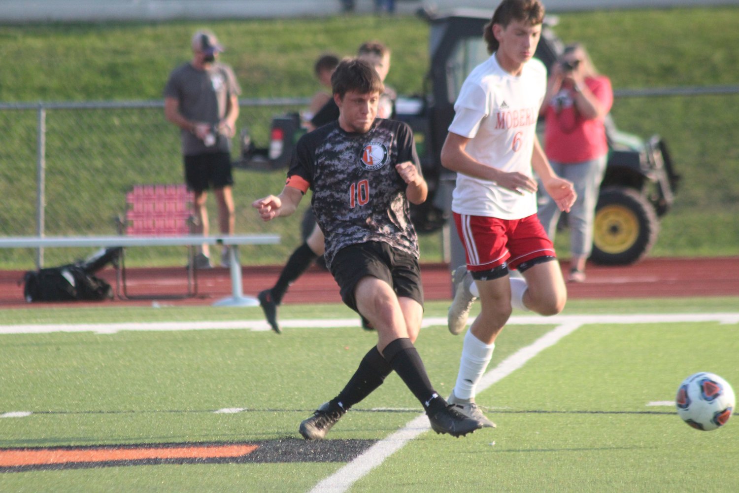 Action from Thursday's soccer game between Kirksville and Moberly.