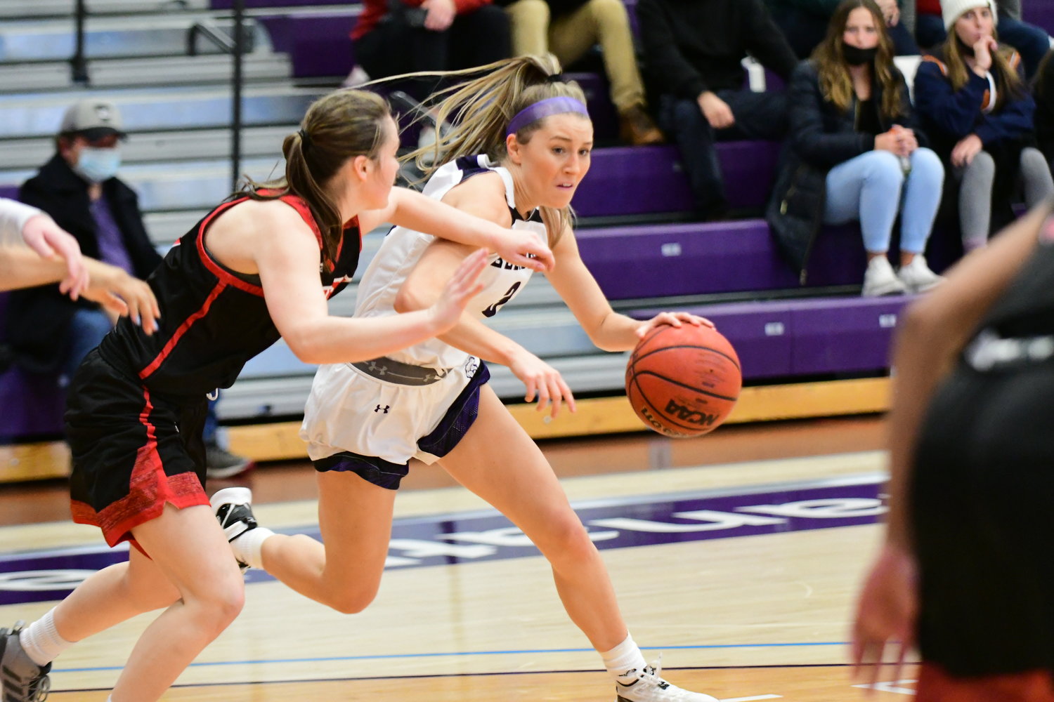 Action from a women's basketball game between Truman and Drury on Jan. 17, 2022.