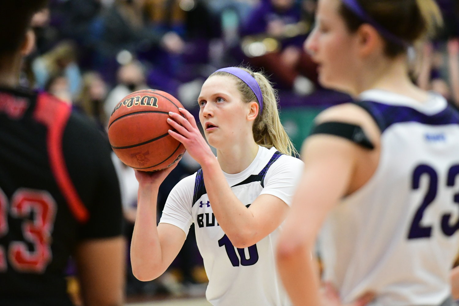 Action from a women's basketball game between Truman and Drury on Jan. 17, 2022.