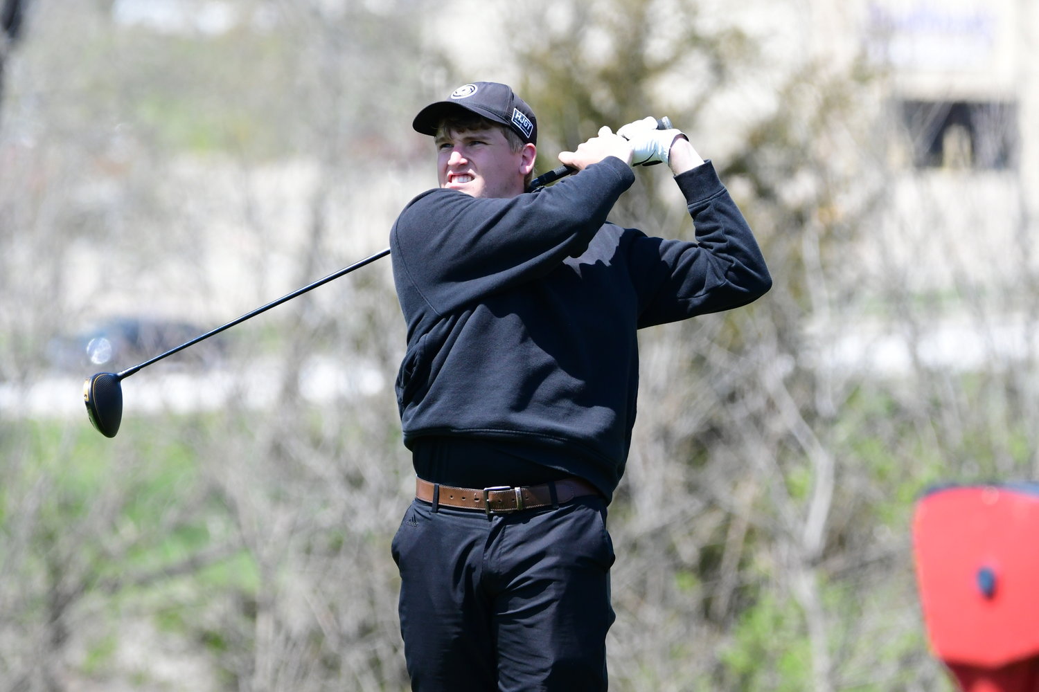 Kirksville's Johnny Boyer competes at Tuesday's Kirksville Golf Tournament.