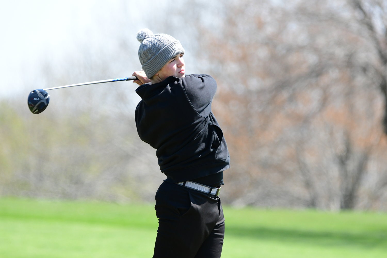 Kirksville's Sam Wilson tees off during Tuesday's Kirksville Golf Tournament.