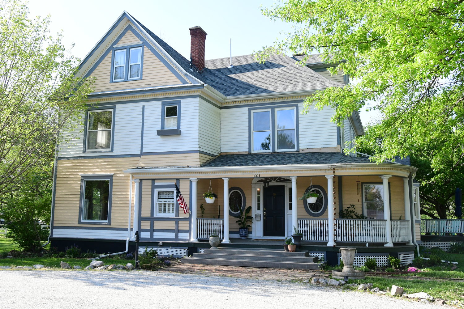 The Evans House, located in Kirksville at 1003 E. Illinois Street. It is the 12th historic landmark in the city.