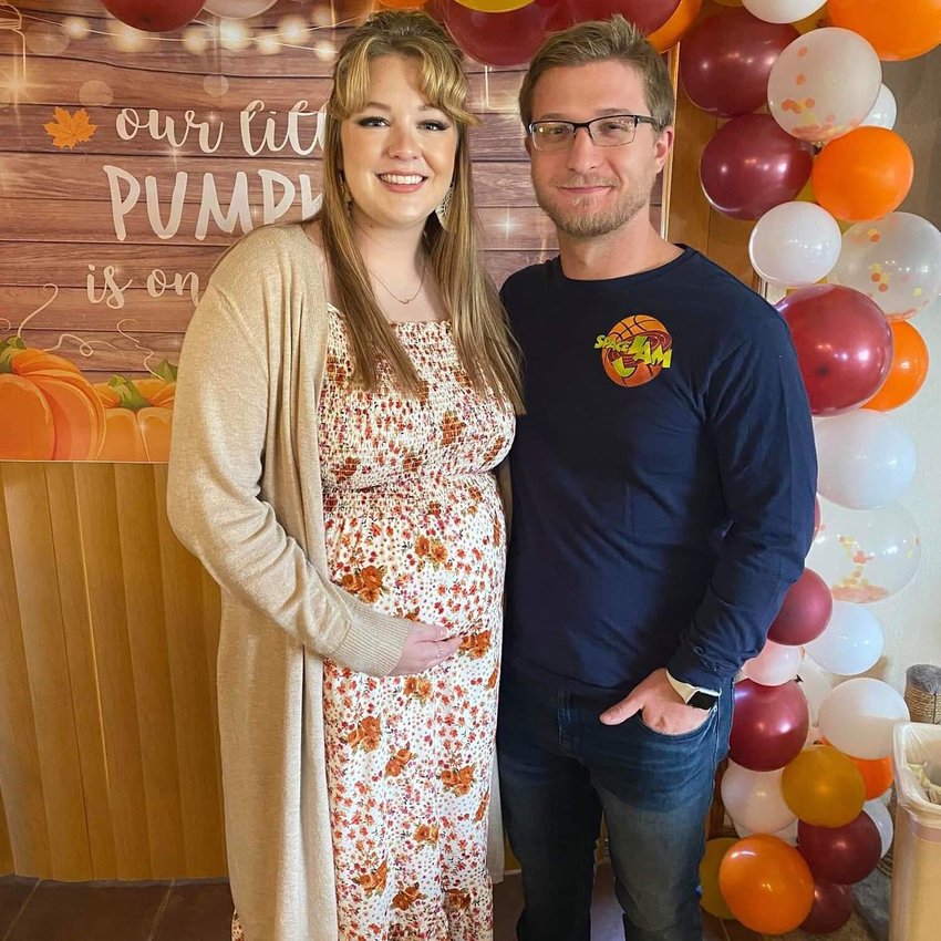 Alex Weathermon (right) was hired as the new Lebanon High School baseball coach on Tuesday. Weathermon is pictured with his wife, Hannah. He currently coaches at Marionville High School where&nbsp;the Comets are ranked No. 3 in Class 2.