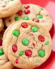Dating back decades, M & M Christmas Sugar Cookies are still a popular holiday treat.