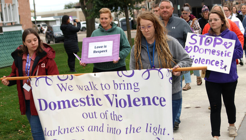 CAP Services will hold a silent walk to raise awareness of domestic violence at 4:30 p.m. Tuesday, Oct. 8, in downtown Waupaca..File photo